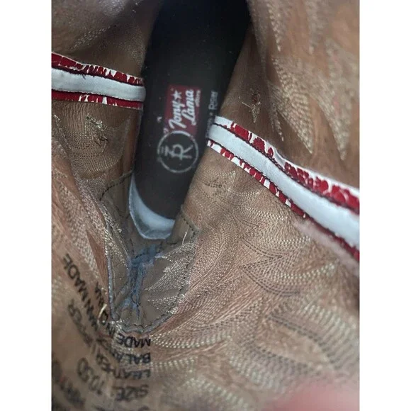 Tony Lama 3R Western Work Boots, style RR1101, men’s size 10.5D - Picture 7 of 9